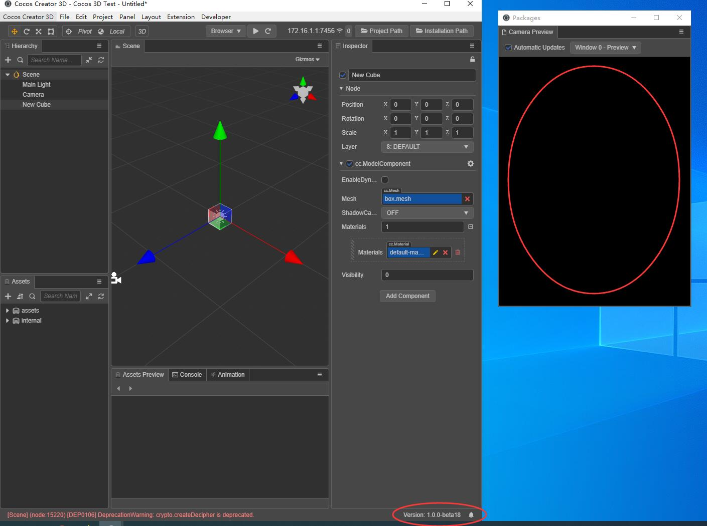 Camera Preview 不能用，永远都是黑的- Creator 3.x - Cocos中文社区