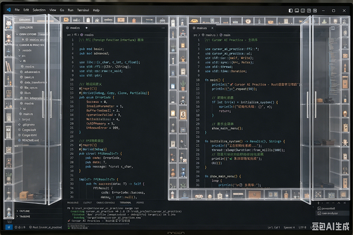 VSCode分割线彩灯装饰图