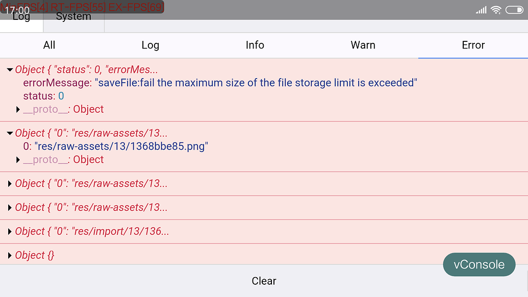 savefile-fail-the-maximum-size-of-the-file-storage-limit-is-exceeded