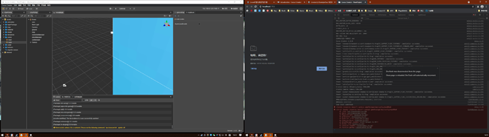 选择main场景,编辑器左上角会出现未保存的星号,预览错误