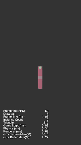 没有缩放的运行